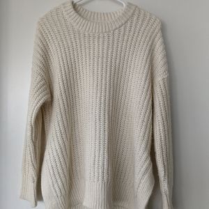 NEW - Aerie Cable Knit Sweater w/ Slit